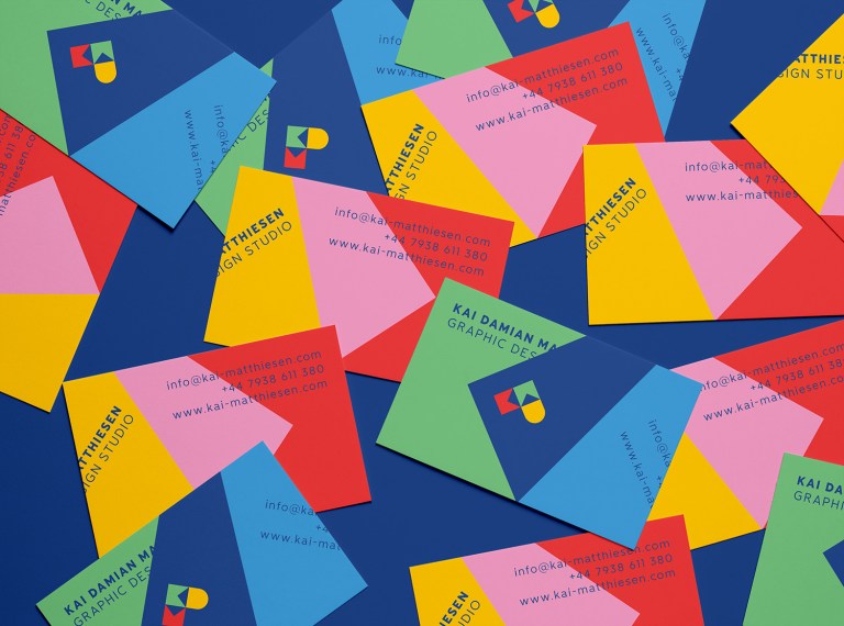 Kai Damian Matthiesen Graphic Designer Business Card