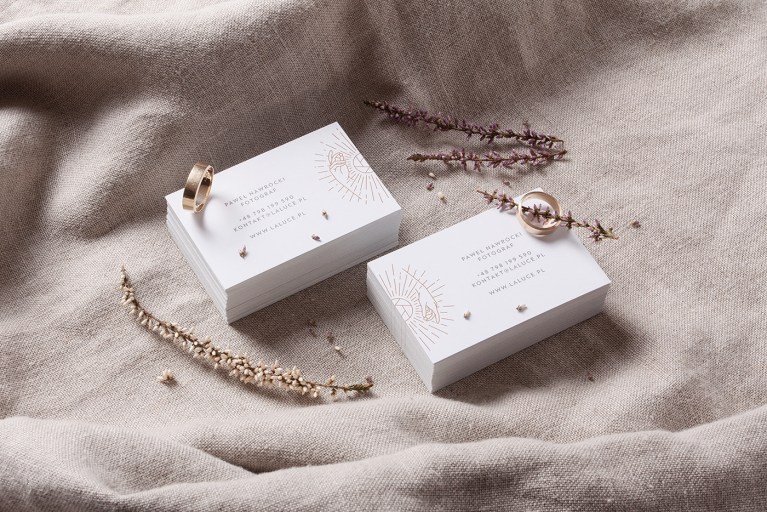 La Luce wedding photographer business card