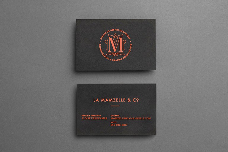 La Mamzelle & Co. Graphic Design Business Card