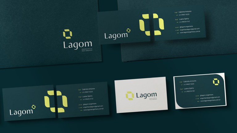 Lagom consultancy business cards