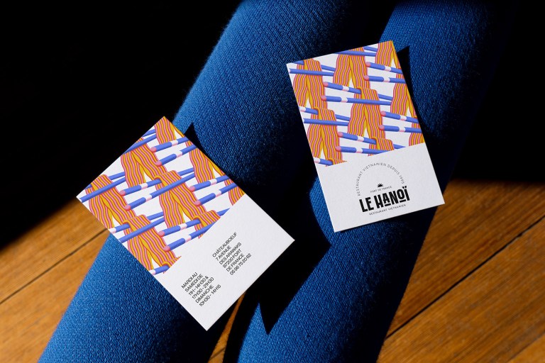 LE HANOÏ vietnamese restaurant business cards