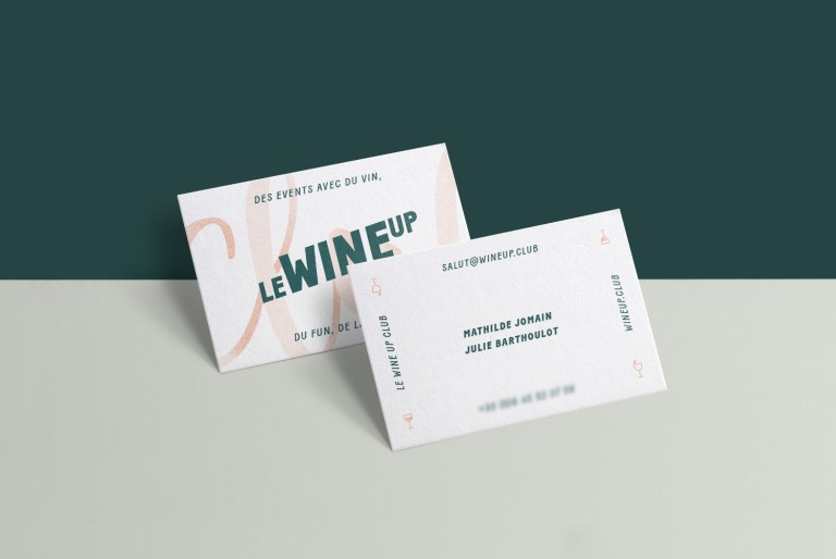 Le Wine Up Club business card