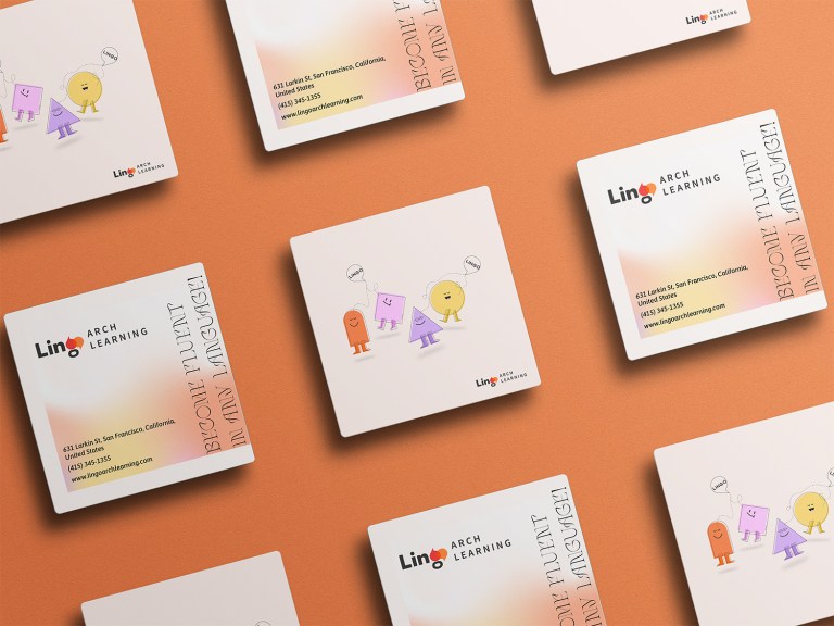 Lingo Arch business cards