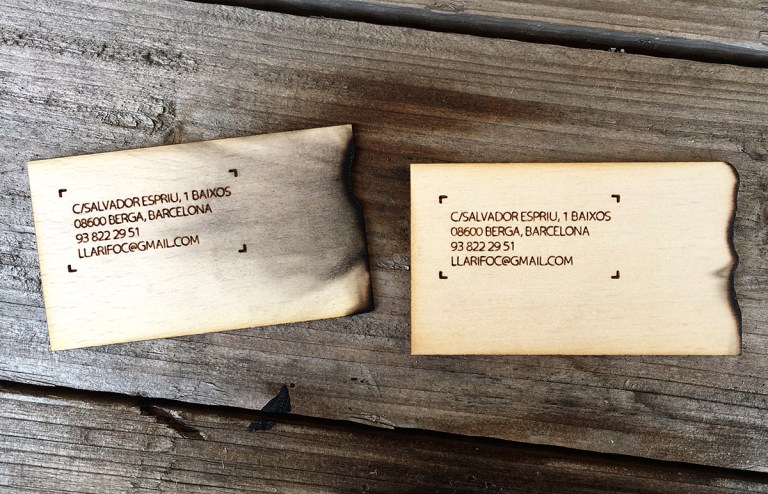 Llar i Foc chimney Business Card