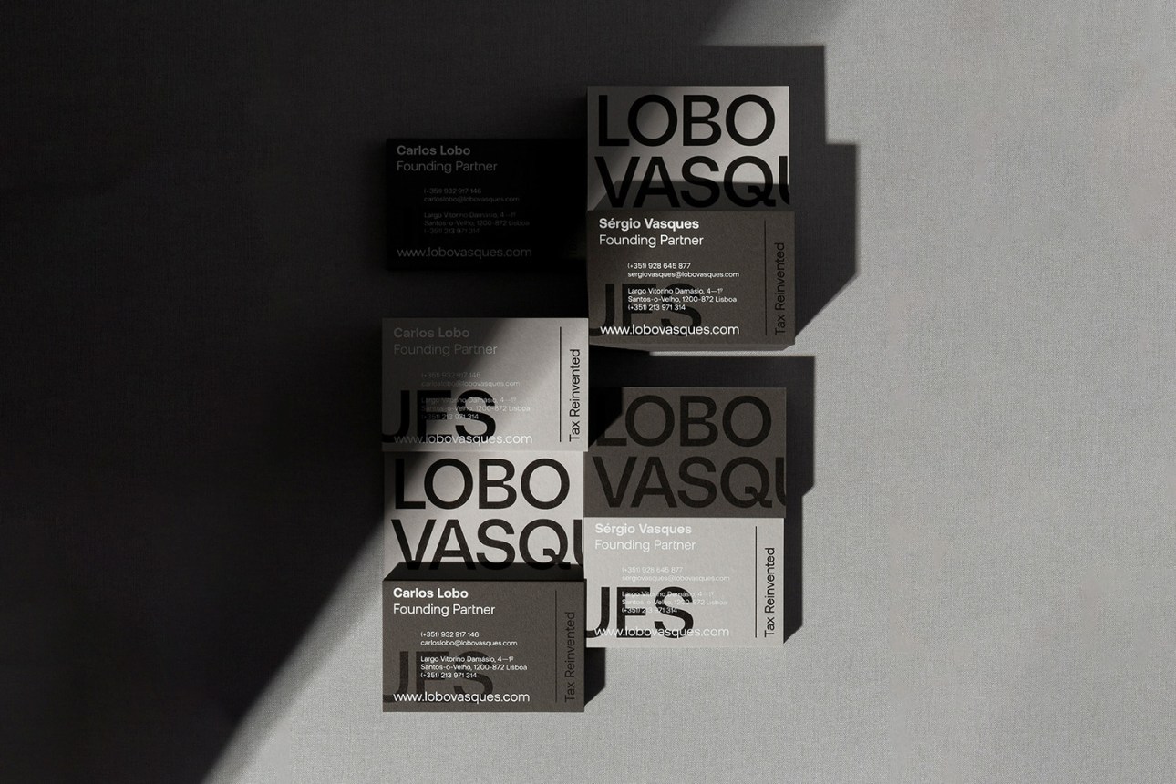 Lobo Vasques law firm business cards