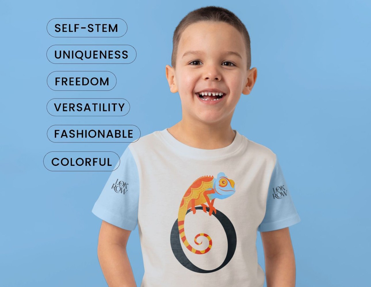 Lok Row kids clothing branding