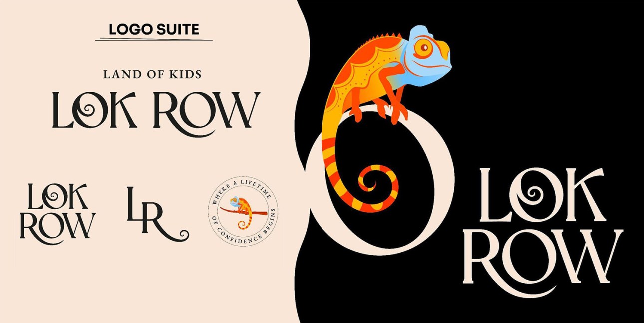 Lok Row kids clothing logos