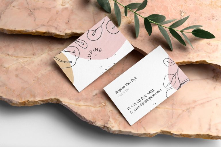 Lupine business card