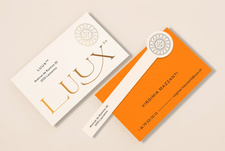 Luux business card