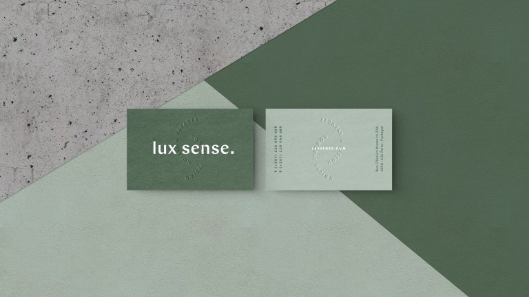 Luxsense business card