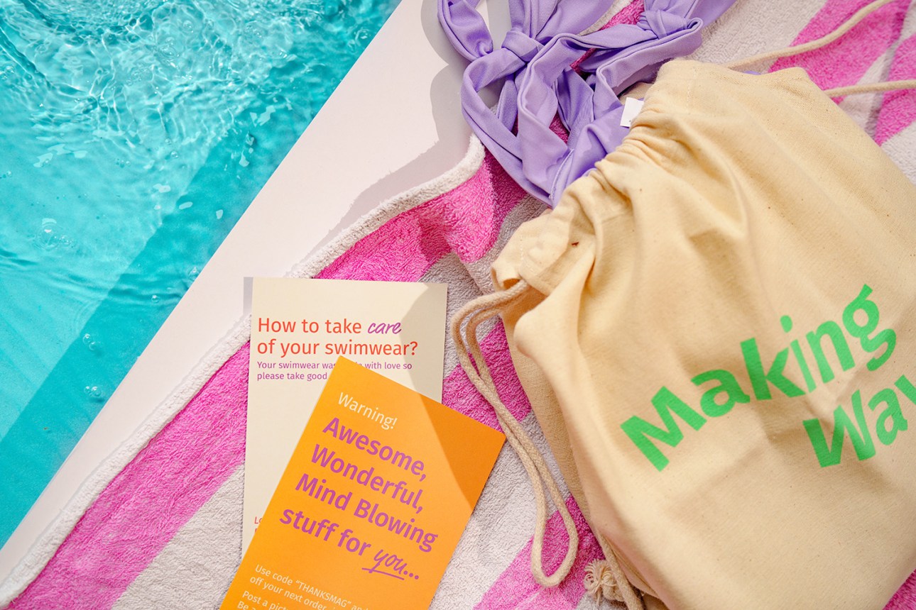 Mag Swimwear branding