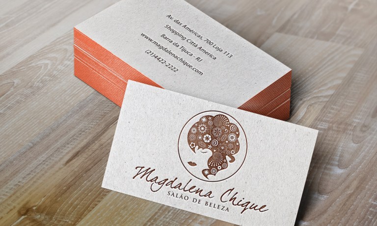 Magdalena beauty salon business card