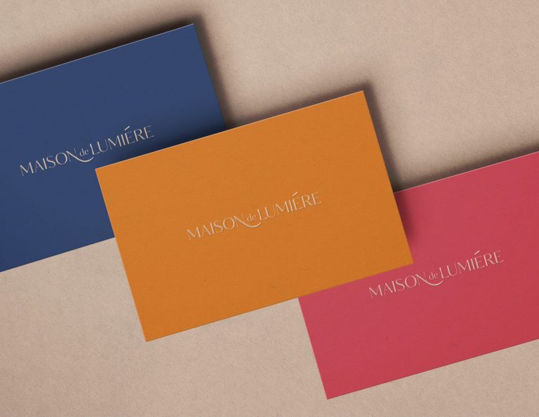 Maison de Lumiére business cards