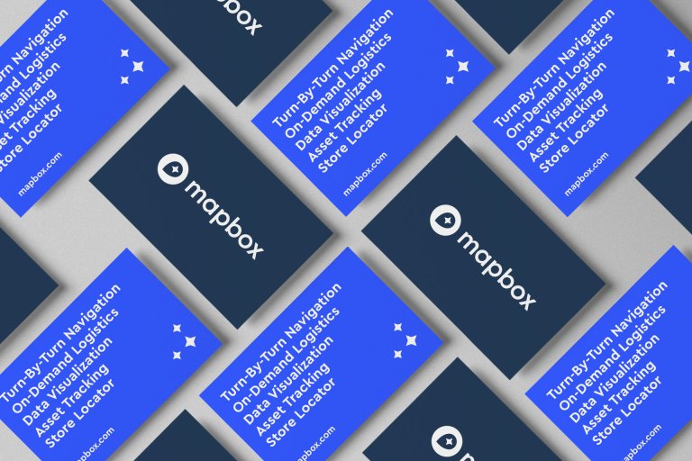 Mapbox business card