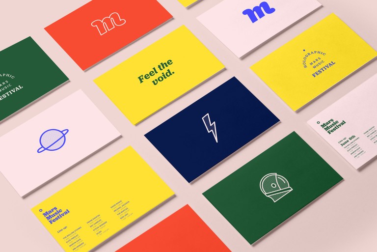 Mars Music Festival Business Card