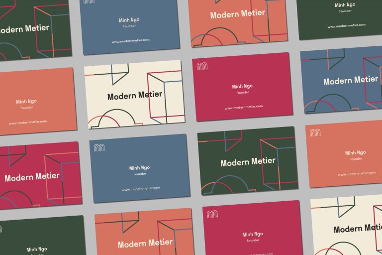 Modern Metier business card
