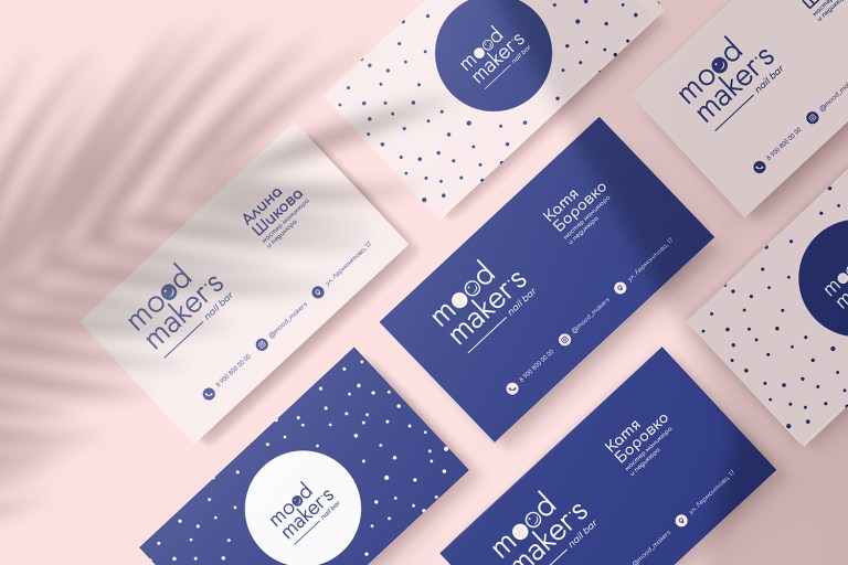 Mood Makers business cards