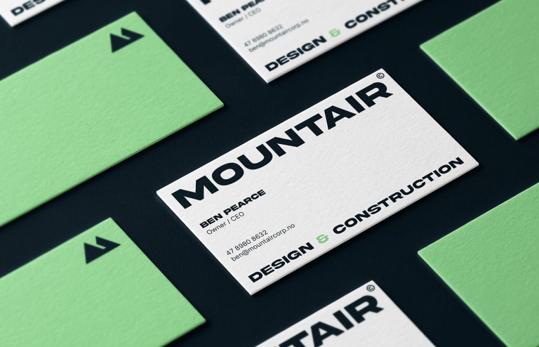 Mountair business card