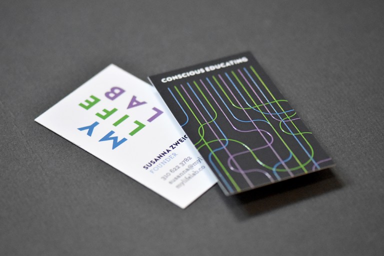 My Life Lab business card