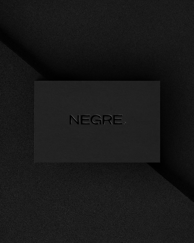Negre interior architecture business card
