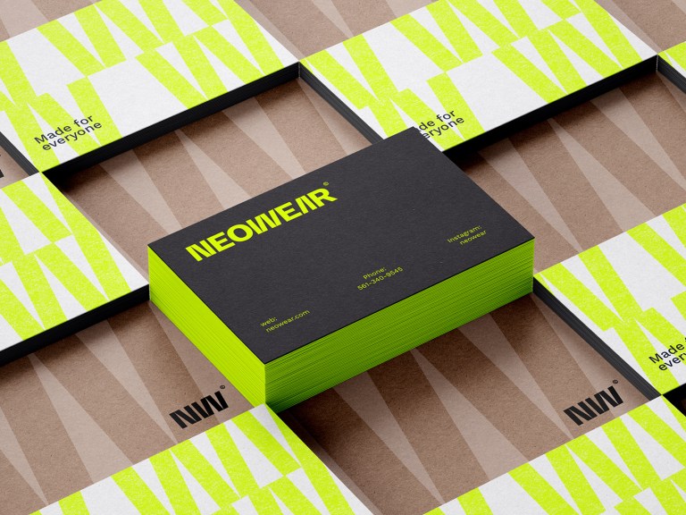 Neowear business cards