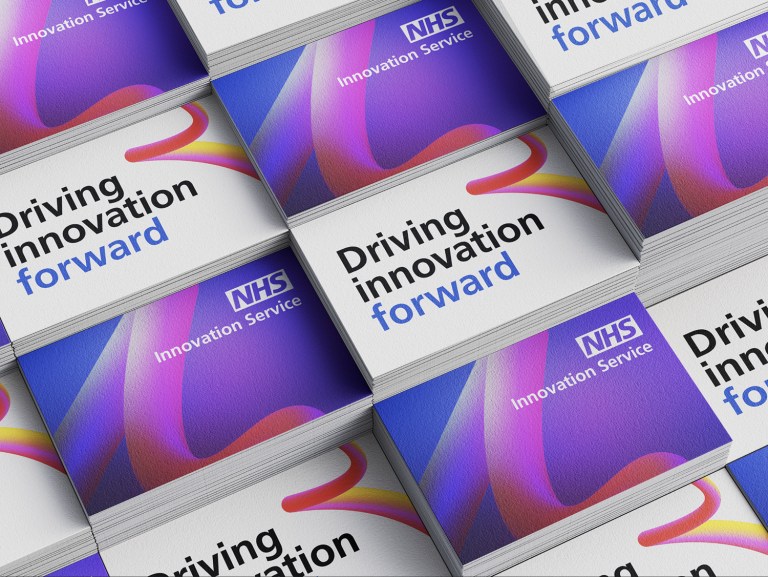 NHS Innovation Service business cards