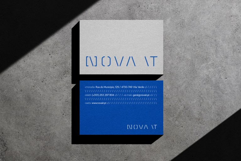 Nova IT solution business cards