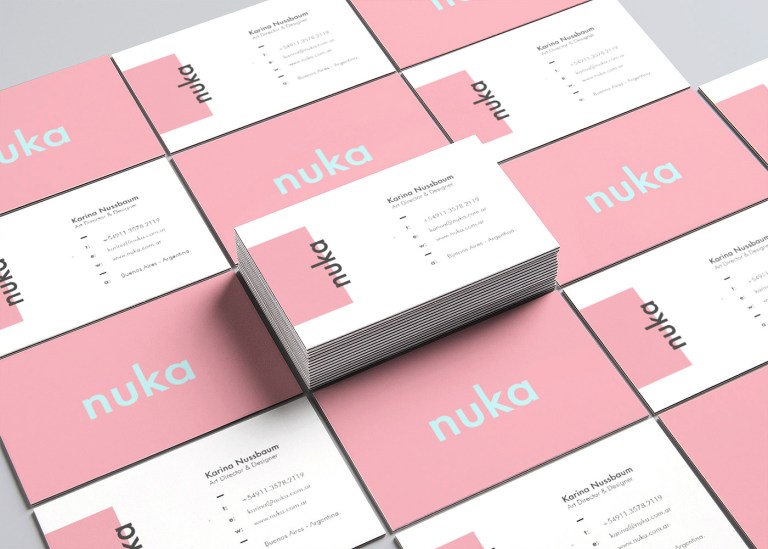 Nuka Design Studio Business Card