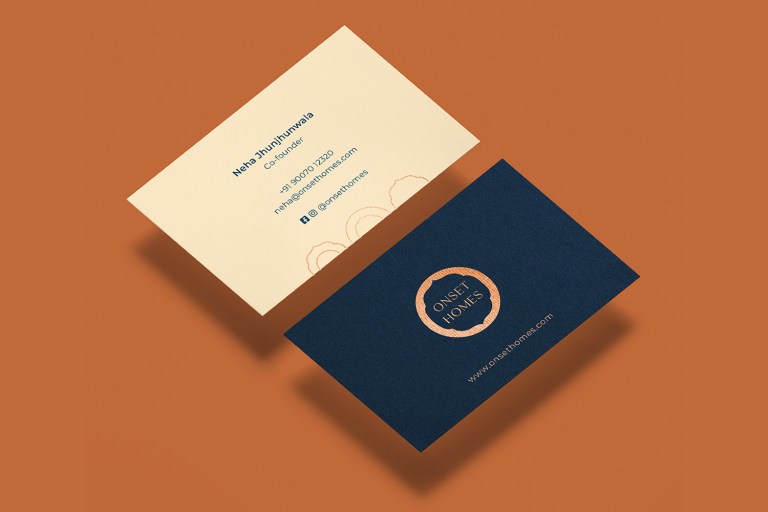 Onset Homes business cards