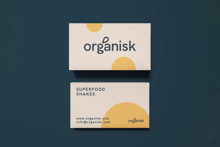 Organisk Superfood Business Card