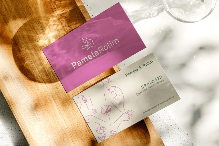 Pamela Rolim Home Spa business card2