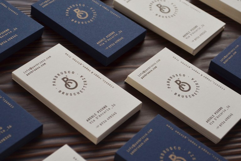Pan Brusco Bruschetteria Business Card