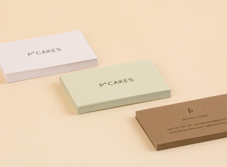 P'cakes business cards