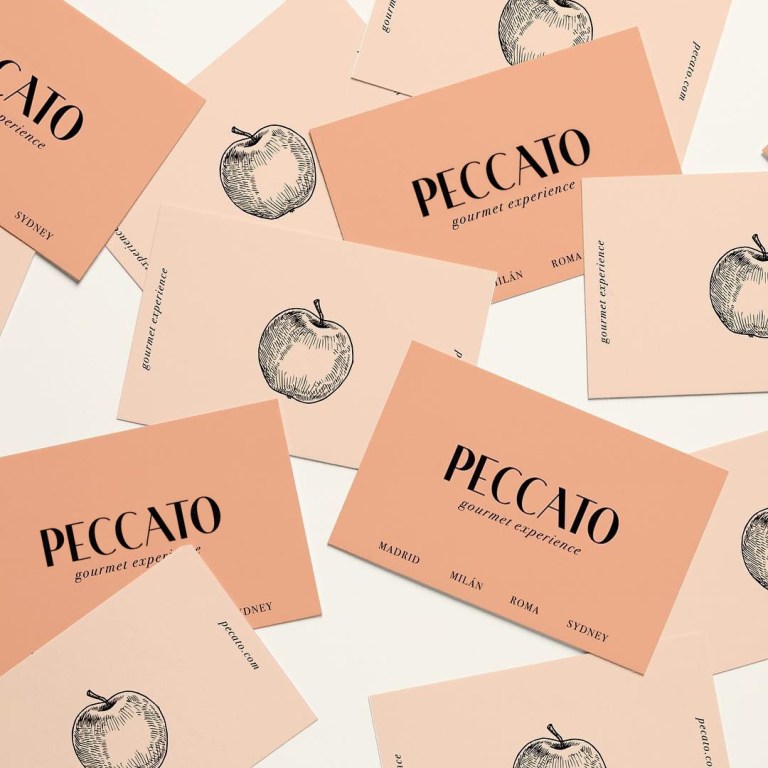 Peccato business card