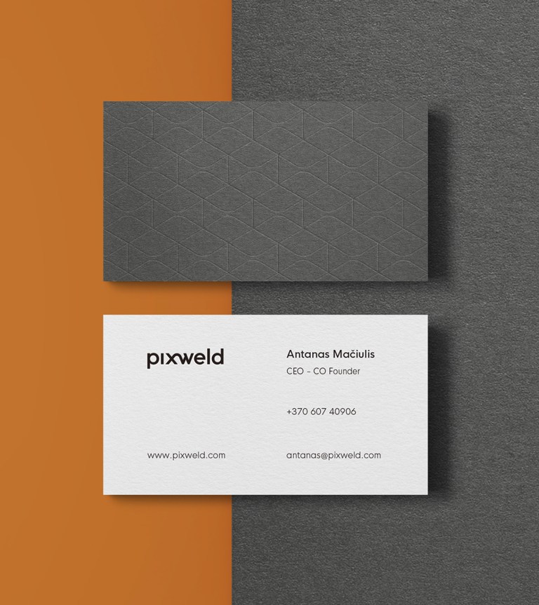 Pixweld 3D Studio business card