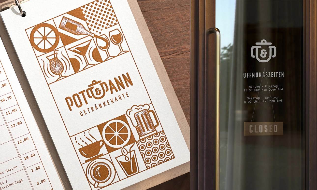 Pott & Pann menu_shop window