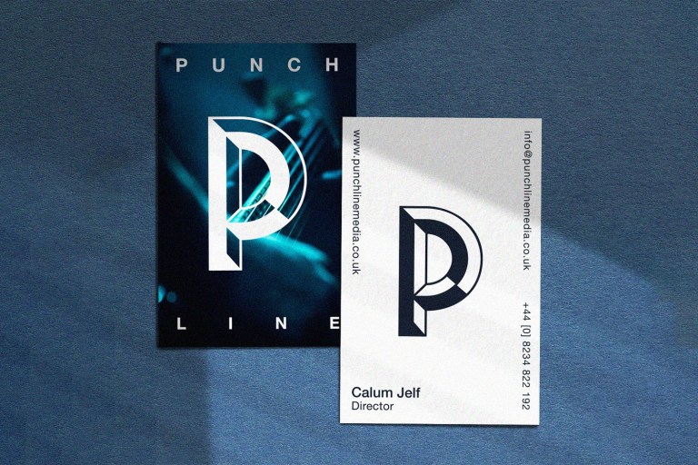 Punchline Media Business Cards