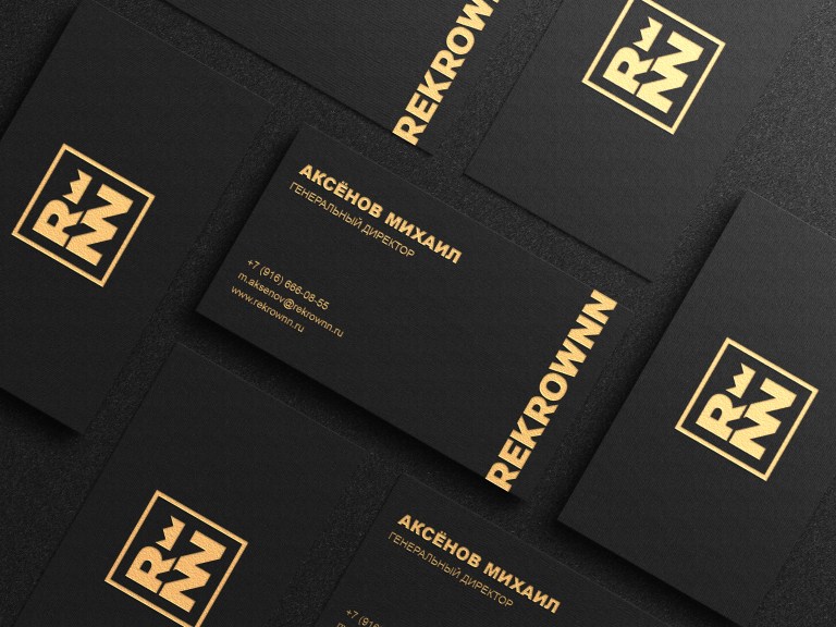 Rekrownn business cards