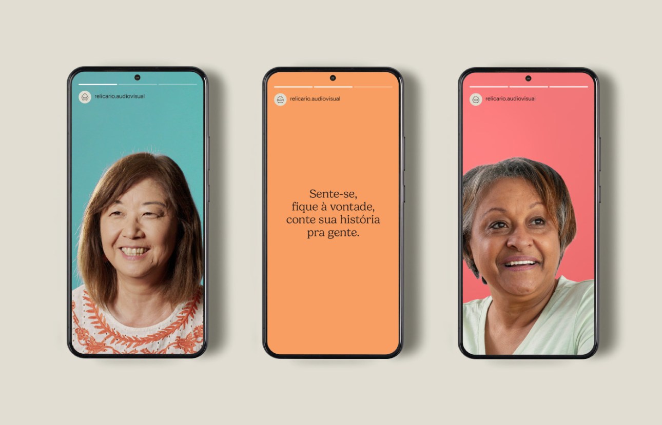Relicário Audiovisual mobile view