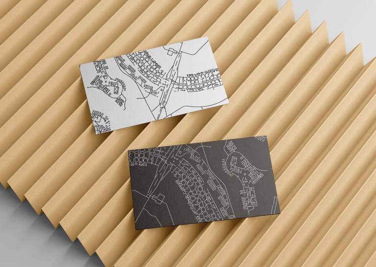 Rhoden Architecture RealEstate Map business cards