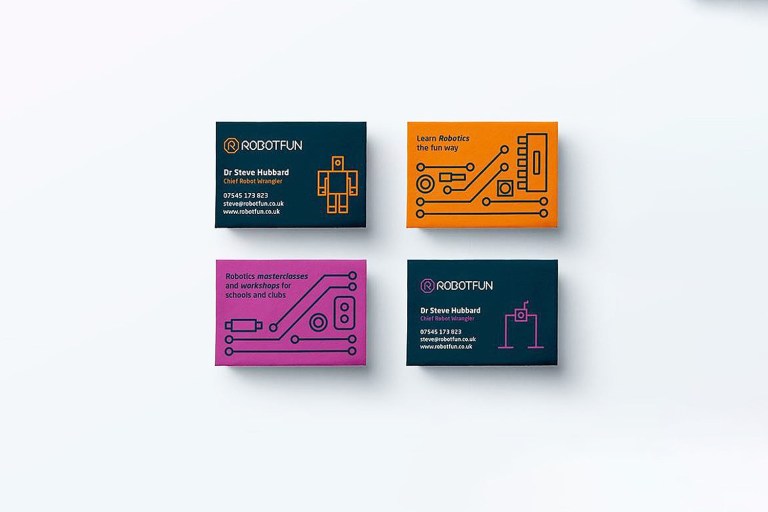 Robotfun Education Business Card