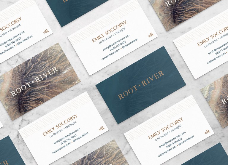 Root + River Coaching Business Card
