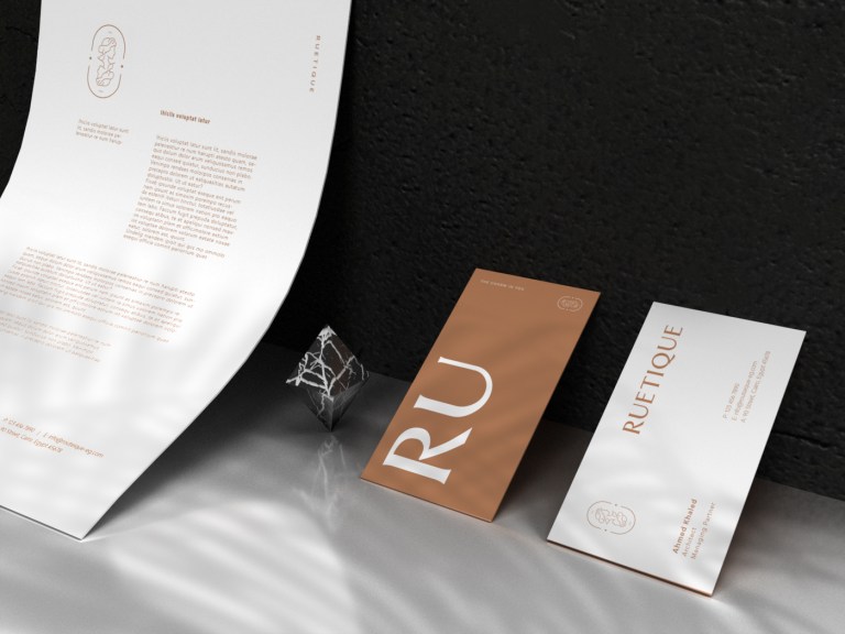 Ruetique business card