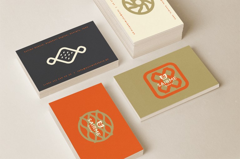 Sairme Bakery business cards