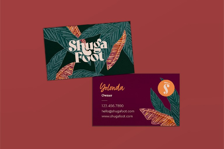 ShugaFoot business cards
