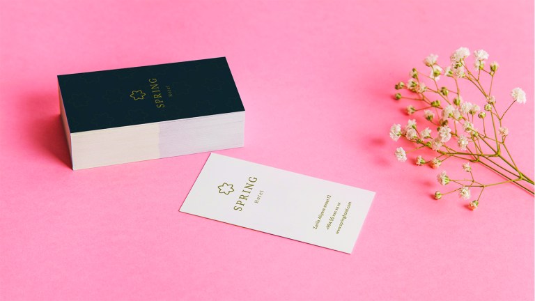 Spring Hotel business cards