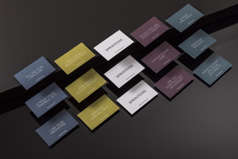 Sprinteins Digital Design business cards