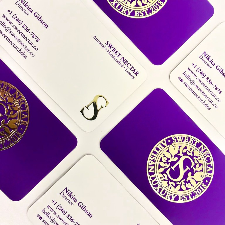 Sweet Nectar business card