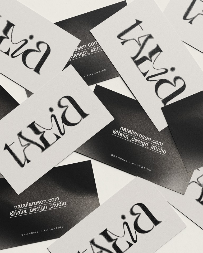 Talia design studio Business Cards