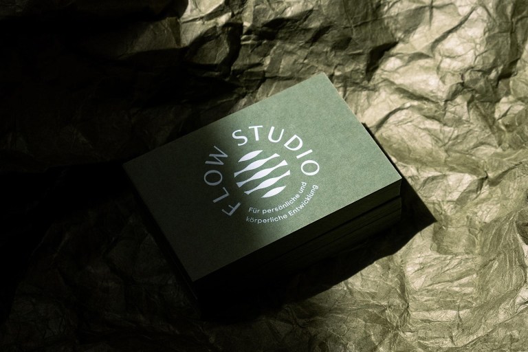 The Flow Studio business card_logo